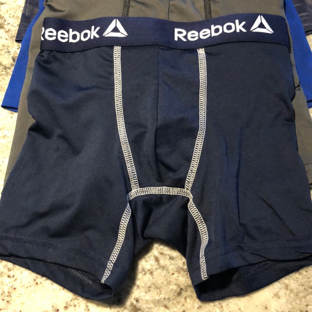 NWOT. KIDS Reebok Performance Quick dry Boxers